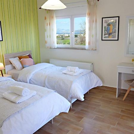 Panoramic Sea View Villa 4 Min To Beach Tigkaki  Exterior photo