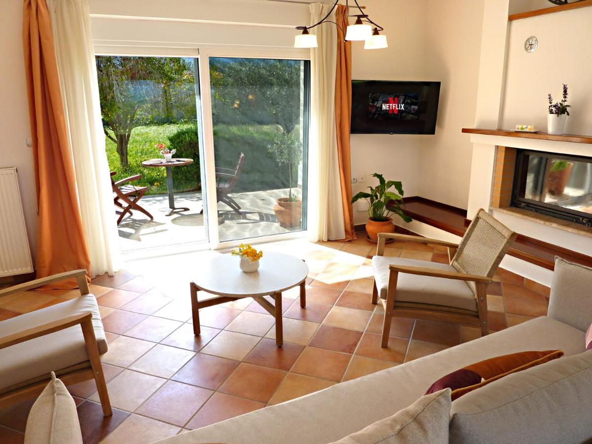 Panoramic Sea View Villa 4 Min To Beach Tigkaki  Exterior photo
